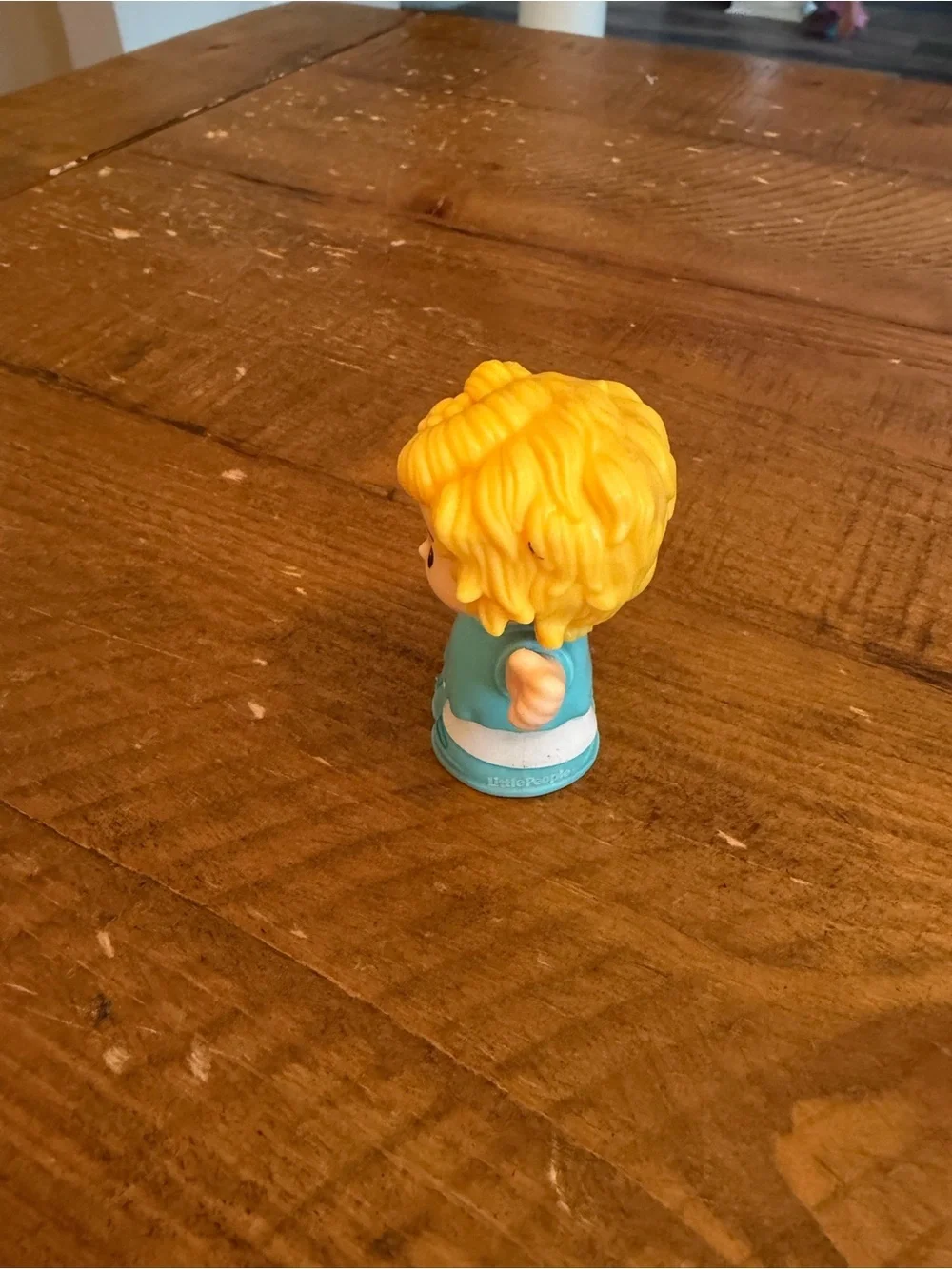Fisher Price Little People Girl in Blue shirt as is
